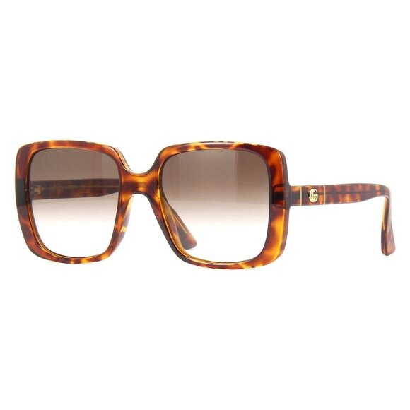 New GUCCI Havana Square GG0632S 002 Sunglasses Women - Picture 1 of 3
